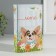 Safe Brush Tree leatherette "Corgi in flowers. Summer" 3d embossing 21x13x5 cm