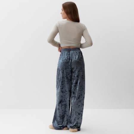 Home Home (longshit and trousers) KAFTAN "velvet", 52-54, gray/pigeon-3