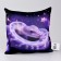 New Year. Decorative anti -stress pillow "Snake", purple