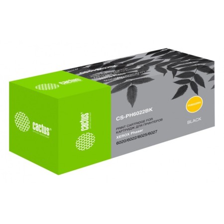 CACTUS CS-PH622BK cartridge) 106R02763 for Xerox Phaser 6020/6022 (2000k), black-1