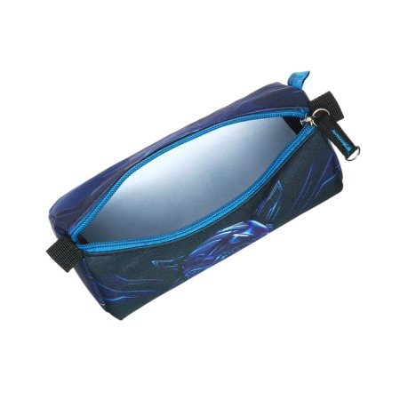 Penal soft, 1 department, 85 x 200 x 65 mm, voluminous, Phoenix "Astronaut" Blue 61902-4