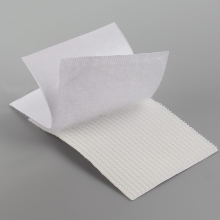 A set of adhesive -based Velcro, 4 × 6 cm, 4 pairs/8 pcs, white color-3