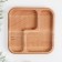 Squares are square, beech 2 compartments d = 20 cm