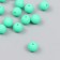 Busina silicone "Round" emerald green d = 0.9 cm