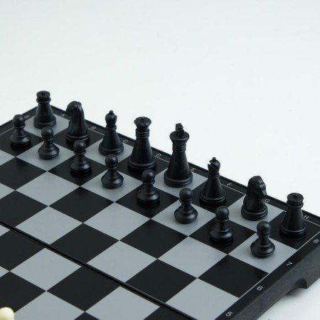 Magnetic chess, 19.5 x 19.5 cm, black and white-1