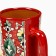 Mug Rishtan Ceramics "Flowers" 500 ml, red