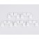 Corner L for LED tape 2835 12/24V (3 contacts) GS6601, 10 pcs