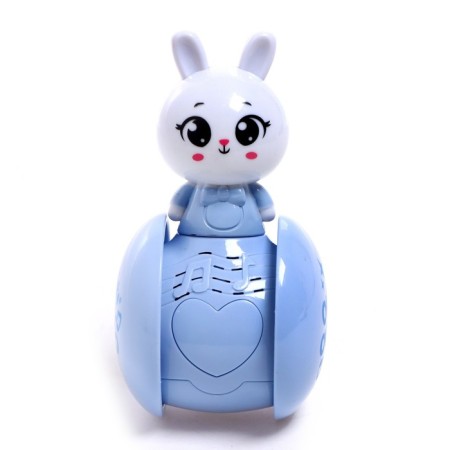Developing toy musical unique "cute bunny", blue-1