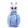 Developing toy musical unique "cute bunny", blue