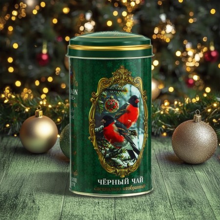 Black tea "London Pride. New Year's collection", with a taste of mint, 100 g-1