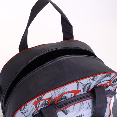 Small Small 37 L (S) SACVOYAGE, with extension, road trim on lightning, color gray color-11