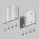 The end plug to the Technical TRA034MPEC-21S profile, 5.9x0.2x6.2 cm, silver color