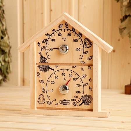 Thermometer-gigrometer "house", tree