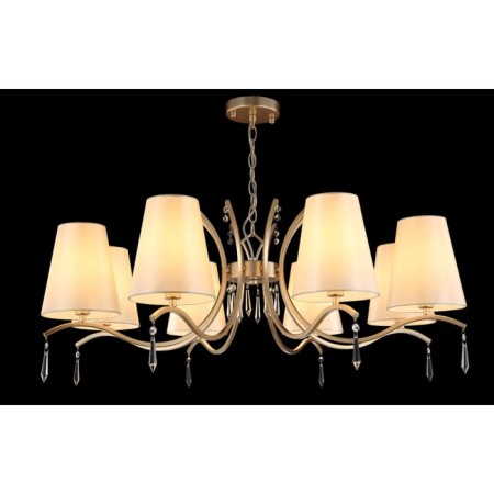Crystal Lux, Renata 3591/308, E14, 8x60 W, 40x95x95 cm, Golden color-1
