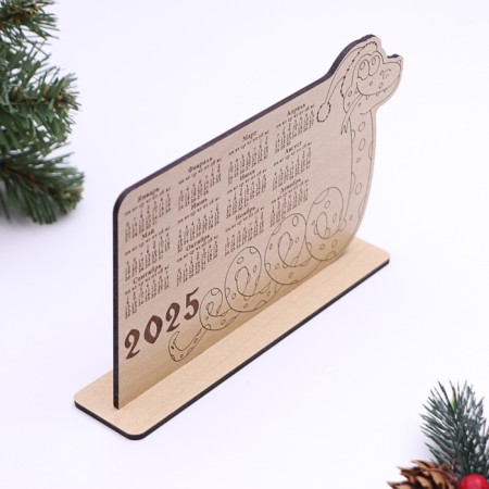 Calendar "Snake 2025", type 1, 16.5 x 11.5 x 3.5 cm-2