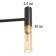 Jilian chandelier 12xg9 black and gold 66x66x65 cm