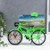 Photo frame Plastic with clock "Bicycle" mix 10x15 cm, 5.6x21.5x18 cm