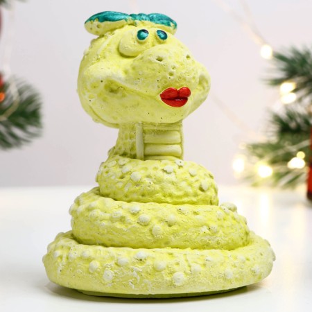 Figure "Snake of Martha" lemon, 8x7x6cm