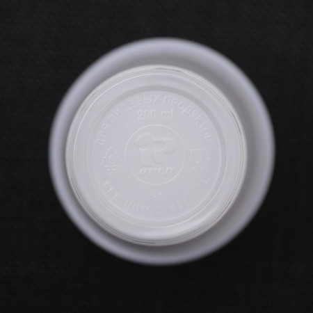 A one -time plastic glass has not forgotten! Euro, 200 ml, white color-1