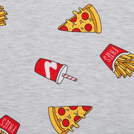 Female pajamas (T -shirt and shorts) KAFTAN PIZZA p. 40-42, gray-6