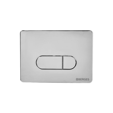 Berges Novum D3 control button for hidden installation systems, gloss/chromium