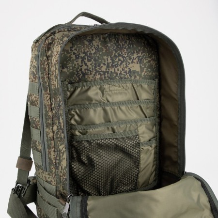 Tactical backpack, TAIF, 30 l, lightning department, outer pocket, camouflage color/green-5