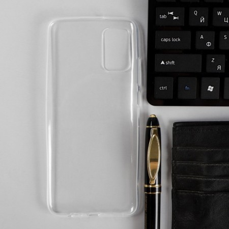 Pero cover for Samsung A02, silicone, transparent-1