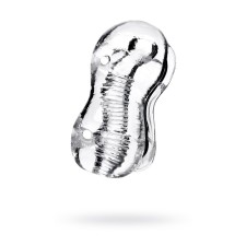 Masturbator Unrealistic Lingam byfa Indira, TPE, Transparent, 14 cm