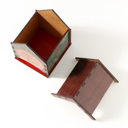 Tea house "Happy New Tea" 10.5x9.5x12 cm mix-5