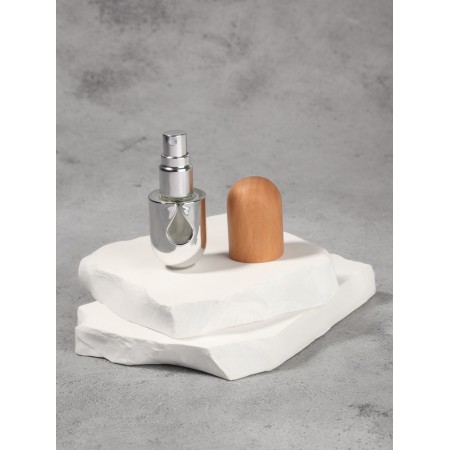 Bottle d/perfume with a spray 7m D2.5*7cm plastic wood ser