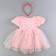 Carnival set "Stylish Princess": rim, dress pink, height 104-110 cm