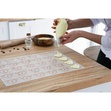Silicone carrier rug reinforced "Macaron. Ears ", 42 × 29.5 cm-3