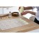 Silicone carrier rug reinforced "Macaron. Ears ", 42 × 29.5 cm