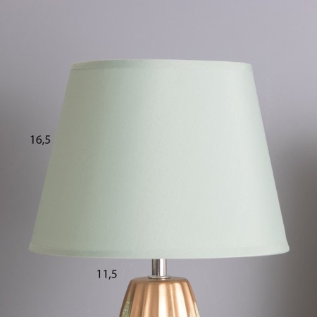 Table lamp "Angel" 1x40W E14 Green/Gold 22x22x38cm-2