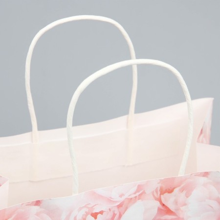 Gift package, packaging, "flowers", 22 x 22 x 11 cm-4