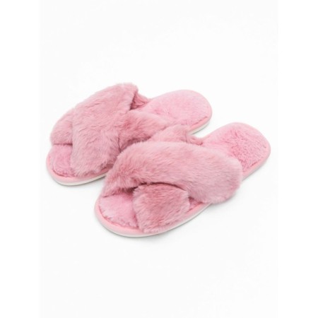 Bunny slippers, size 38-39, pink color-3