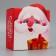 Folding box "Grandfather Frost", 15 x 15 x 8 cm, new year