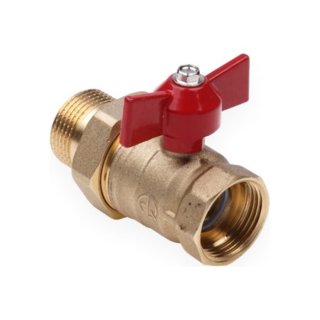 Ballic Aqualink, PN 50 tap, internal/outer thread 3/4, ", Direct, straight, butterfly-4