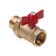 Ballic Aqualink, PN 50 tap, internal/outer thread 3/4, ", Direct, straight, butterfly