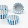 Baking form "kaleidoscope" blue, 3.5 x 2 cm