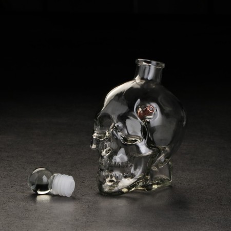 Set "impenetrable. Skull", rod 400 ml, whiskey stones 2 pcs-4