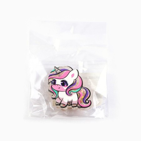 Hair hairpin, shaker "unicorn" 3.8 x 4cm-4