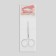 Scissors manicure, straight, narrowed, 9 cm, silver color
