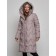 Coat insulated winter female, size 50, brown color