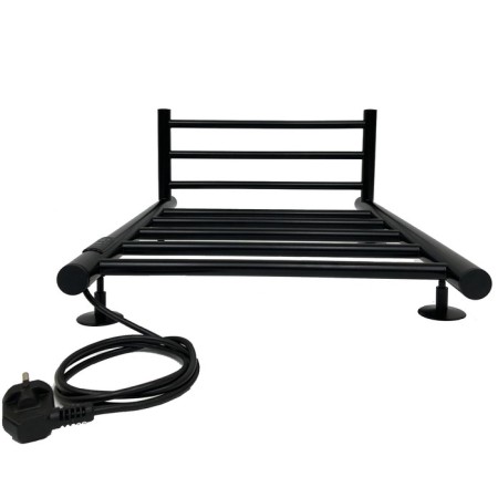 The electric heated towelputor "Sanprise" Aurora P6, 400x600 mm, left, black-4