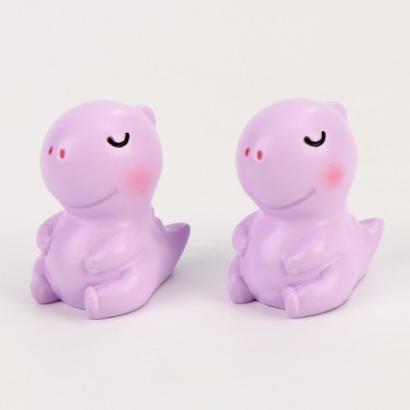 Miniature Puppet "Satisfied Dragon", set 2 pcs., Size 1 pc. - 2.6 × 2.2 cm-2