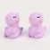 Miniature Puppet "Satisfied Dragon", set 2 pcs., Size 1 pc. - 2.6 × 2.2 cm