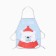 Apron for children for creativity Ethel "Let it Snow", 49 x 39 cm, 100% p/e