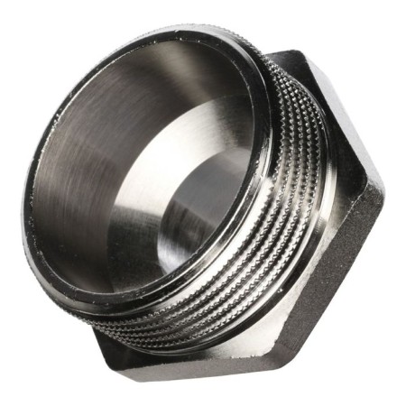 Nipple transition stout SFT-0004-001121, 1 1/2 "x1", external thread, nickel-plated brass-4