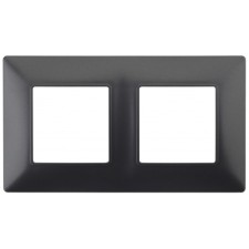 Frame for a circuit breaker for 2 posts, era Elegance, anthracite